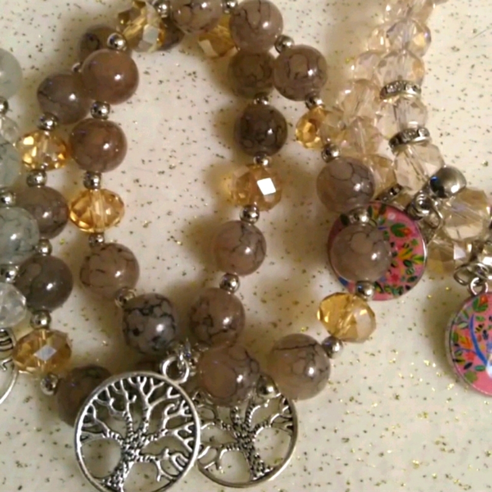 Tree of Life Charm Bracelet Sets